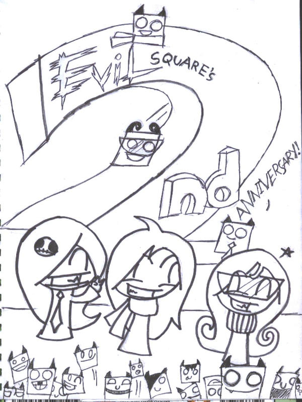 happy anniversary evil square