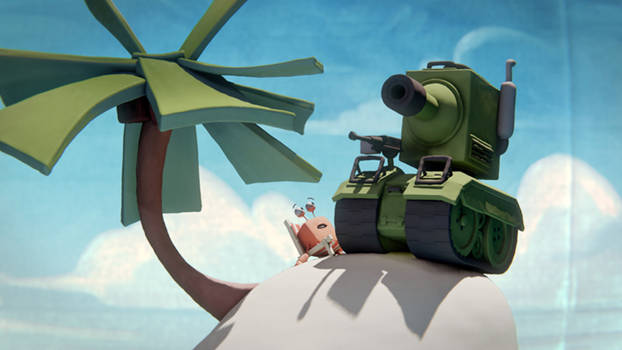 'Krab en Meeuw' animation still