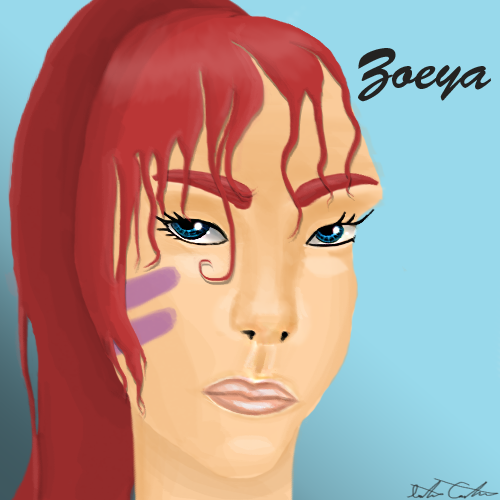 First go in Photoshop: Zoeya Fan art