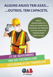 Dia do Tecnico em Seguranca do Trabalho