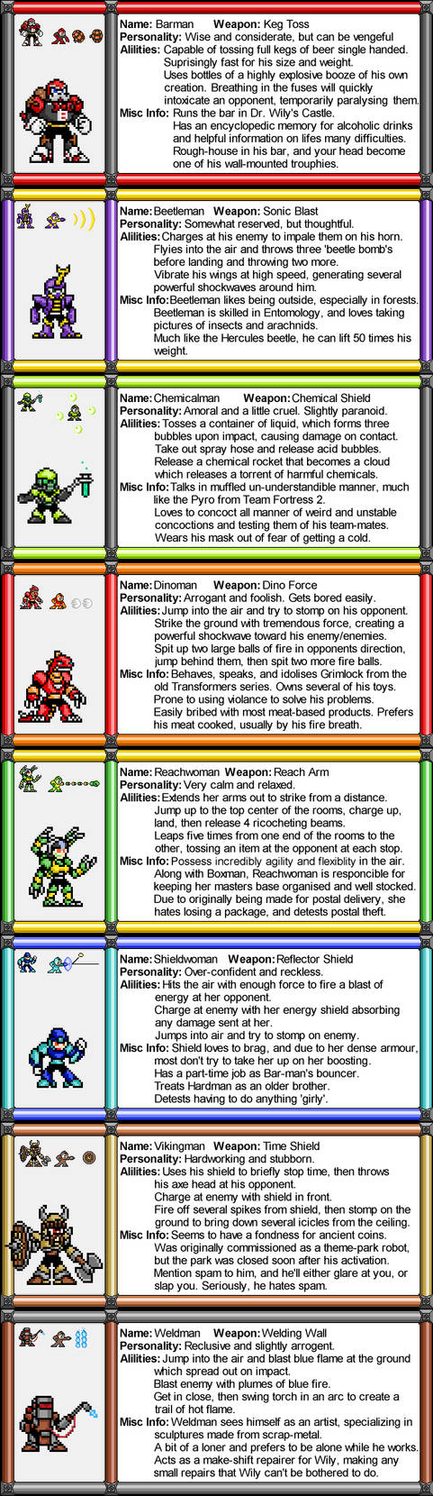 Team 6 infosheet by coyotepack on DeviantArt