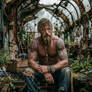 Man and ruins 1