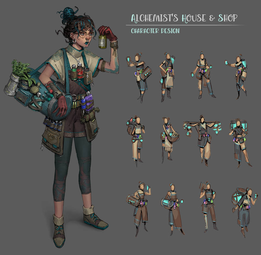 The Alchemist - character design by VeroBonacini on DeviantArt
