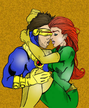 Cyclops and Jean Grey.