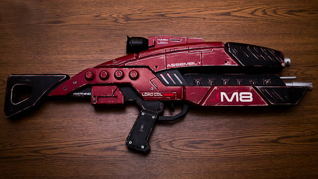 Mass Effect M-8 Assault Rifle in Red
