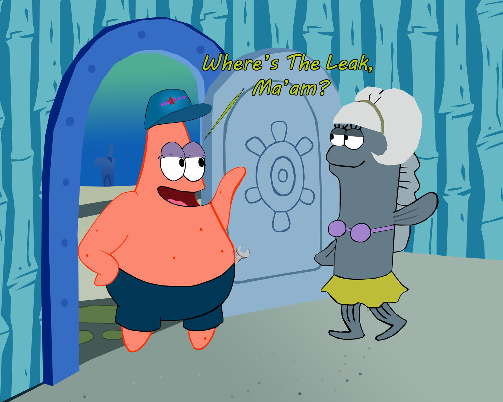 Patrick Star - Where�s The Leak, Ma�am? By Andrewss23 On Deviantart Patrick Star - Where�s The Leak, Ma�am? By Andrewss23 On Deviantart