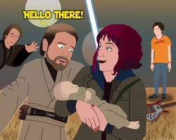 Ramona Flowers and Obi-Wan Kenobi New Baby