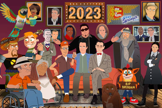 The One Where We Remember: A 2023 Artwork Tribute