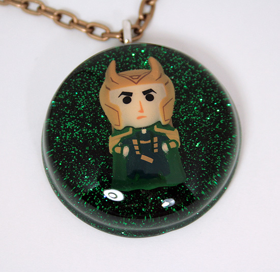 Loki trapped in resin