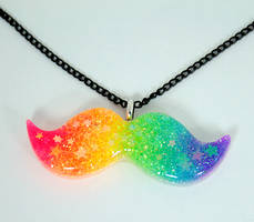 Rainbow Mustache