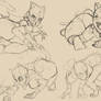 Super Cat doodles