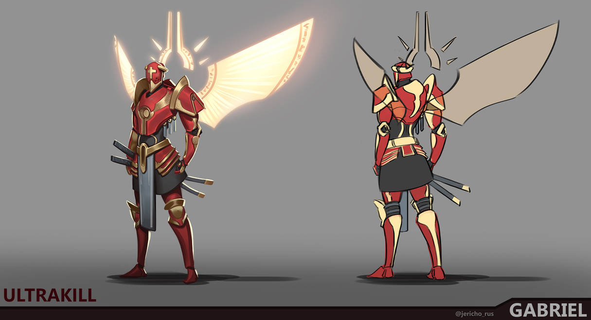 ULTRAKILL - Gabriel concept by JerichoRus on DeviantArt
