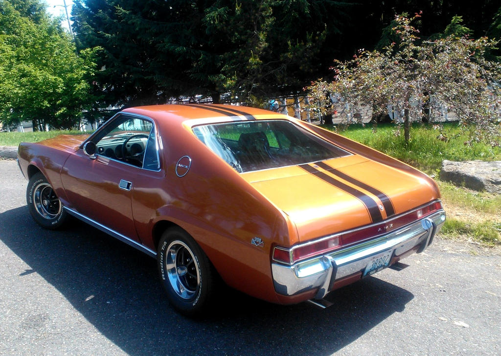 Amx Rear My 1969 AMC AMX Rear View by skphile on DeviantArt
