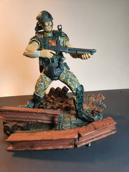 Corporal Hicks on a custom base.