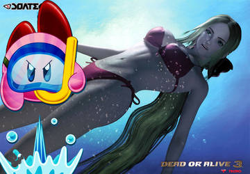 Kirby and Helena under water