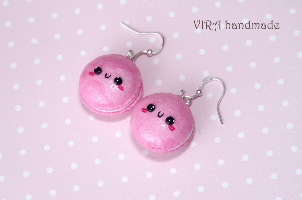 Kawaii macaroon earrings