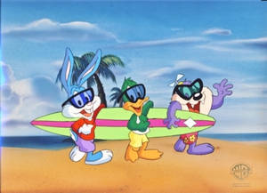 Buster Bunny,Plucky Duck and Dizzy Devil