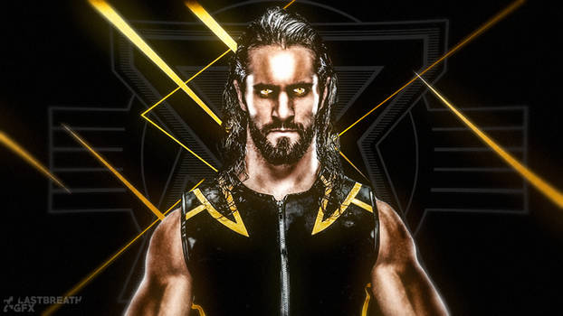 WWE Seth Rollins Black N' Yellow Wallpaper 2019