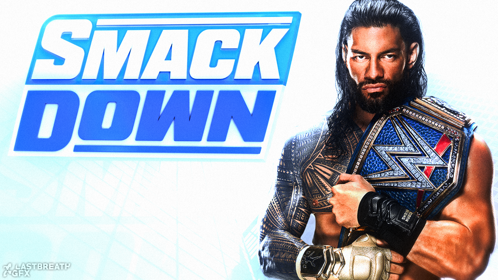 WWE SmackDown Roman Reigns Wallpaper 2021 (CC) by LastBreathGFX on DeviantArt WWE SmackDown Roman Reigns Wallpaper 2021 (CC) by LastBreathGFX on DeviantArt
