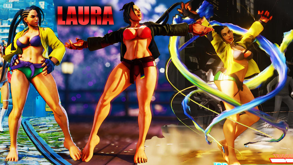 Feet fight. Street Fighter 5 Laura. Laura sf5.