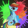 Rainbow dash with pony socks (in color)