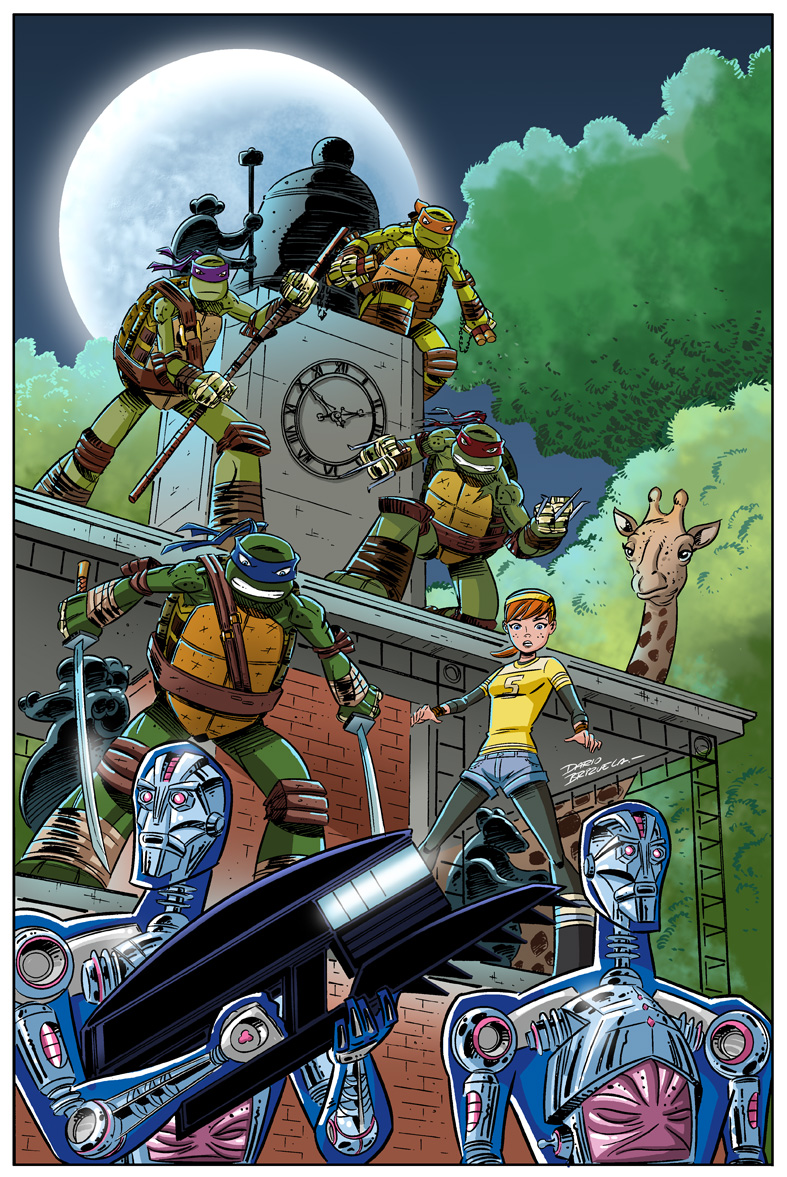 TMNT NAA book 13 cover color.