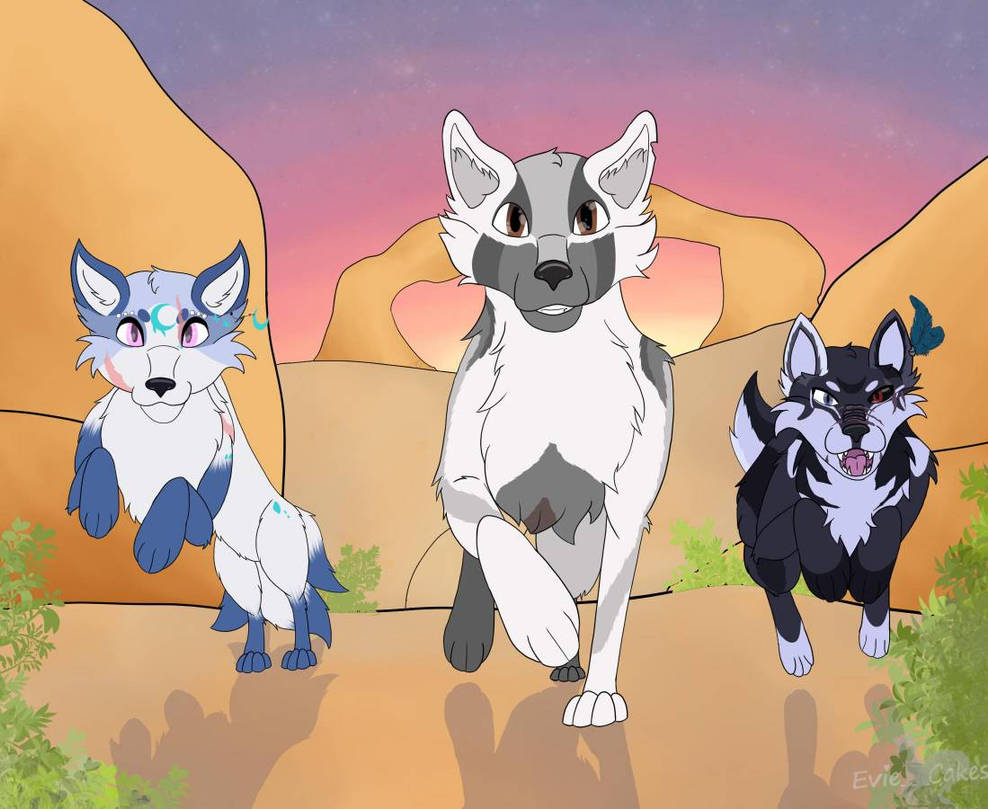Running with wolves AF 2023 by Evie-Cakes on DeviantArt