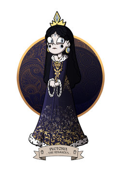 Plutonia's coronation dress