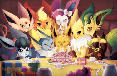 Eeveelutions Birthday Party