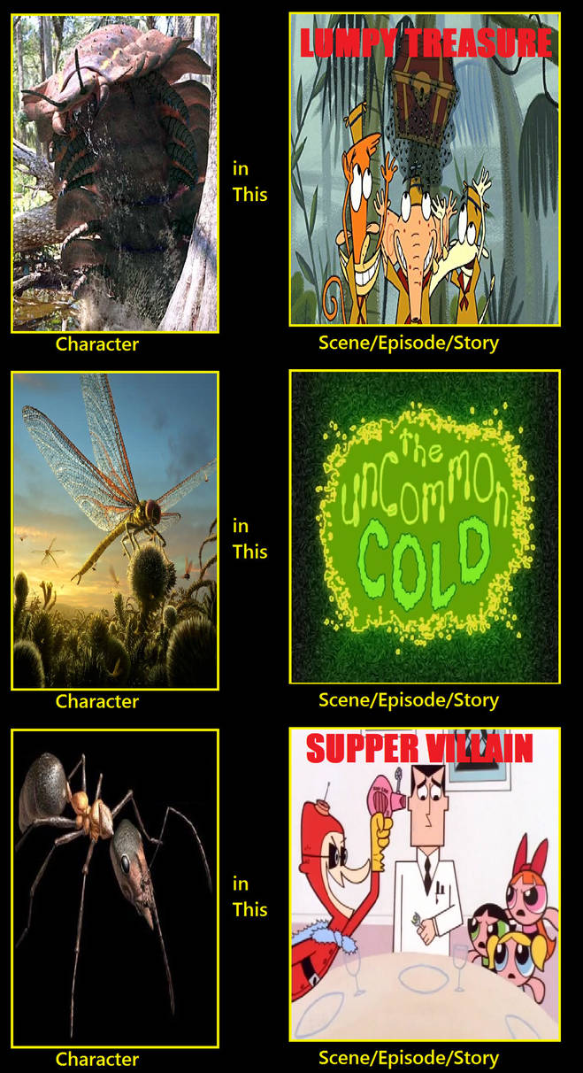 Disney Insects Deviantart If these Ancient Insects were in these episodes by DinosaurDigs98 on ...