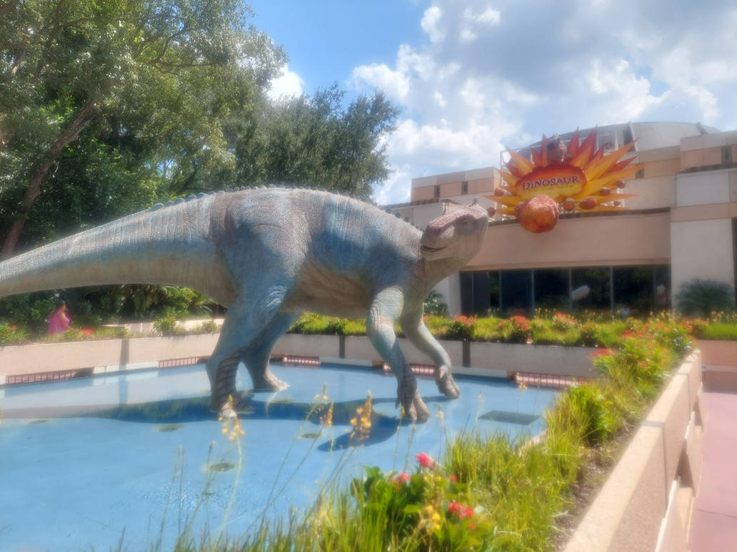 DINOSAUR ride entrance by DinosaurDigs98 on DeviantArt