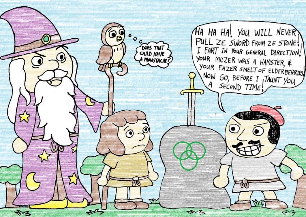 Monty Python + The Sword In The Stone by DanielLaux429 on DeviantArt