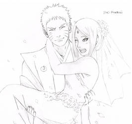 Narusaku wedding