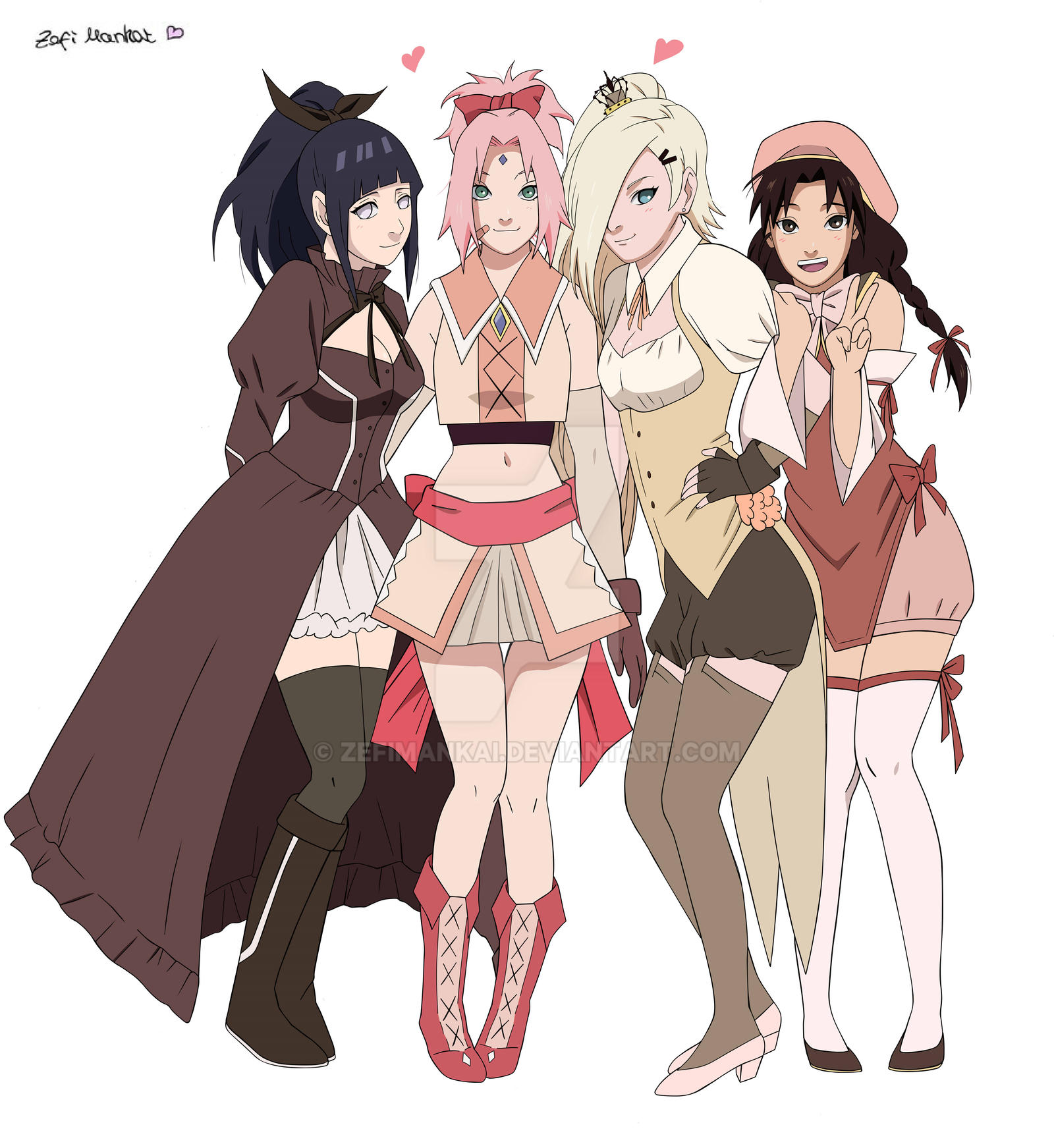 magical naruto girls