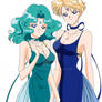 Princess Neptune and Princess Uranus