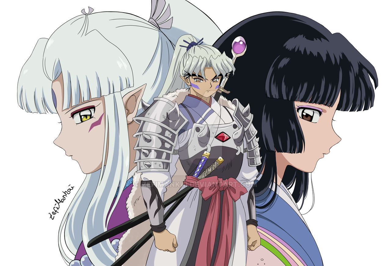 Inukimi, izayoi, inutaisho by ZefiMankai on DeviantArt