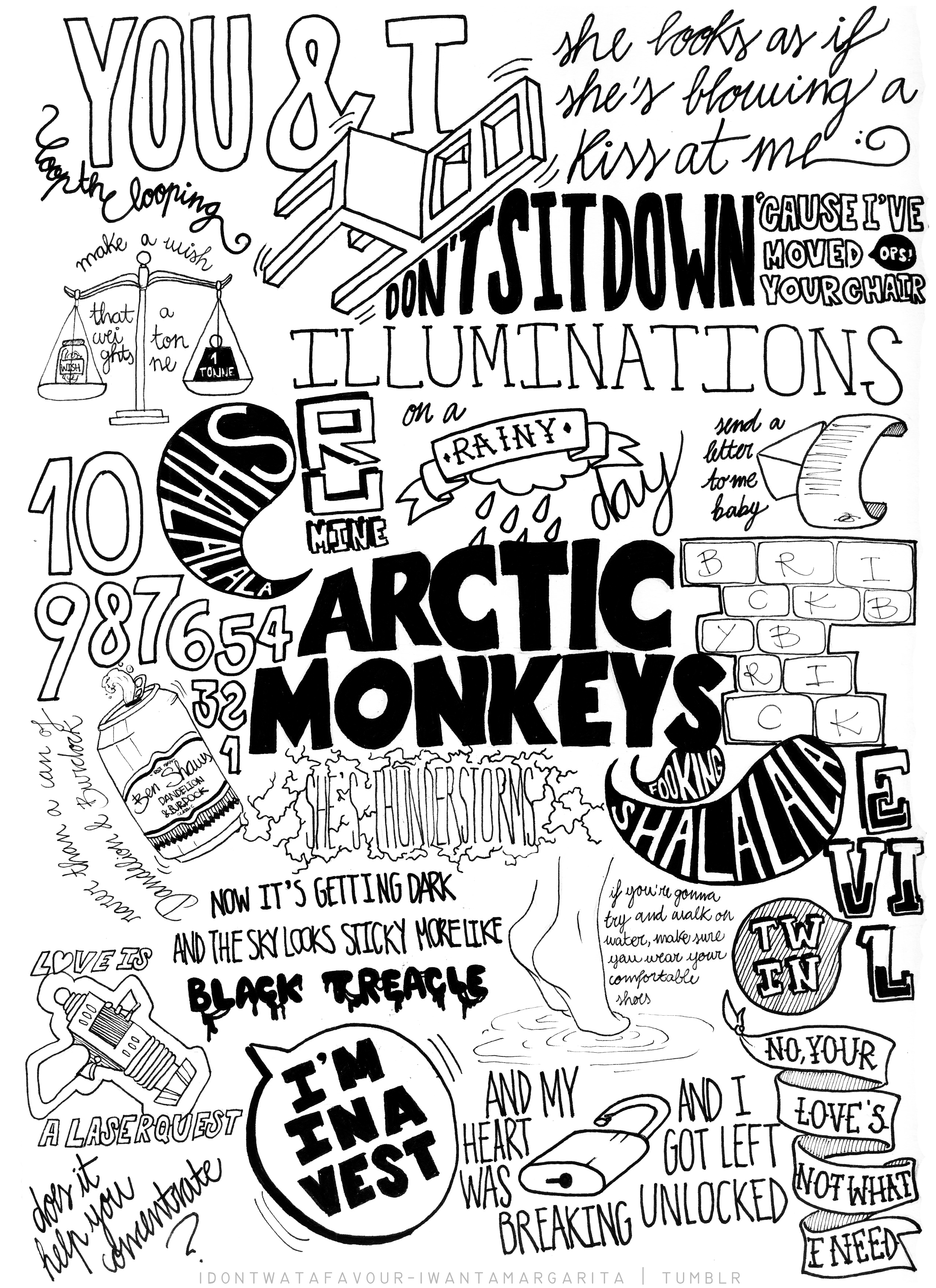 Arctic Monkeys Suck It And See Lyrics Compilation