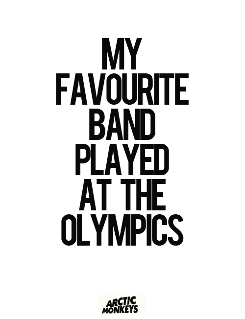 Arctic Monkeys At The Olympics