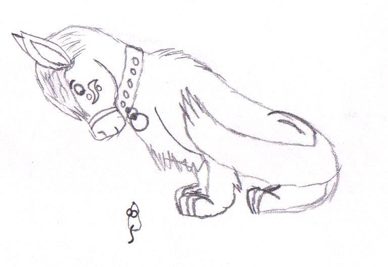 Rookie and a mouse by Foxtears on DeviantArt