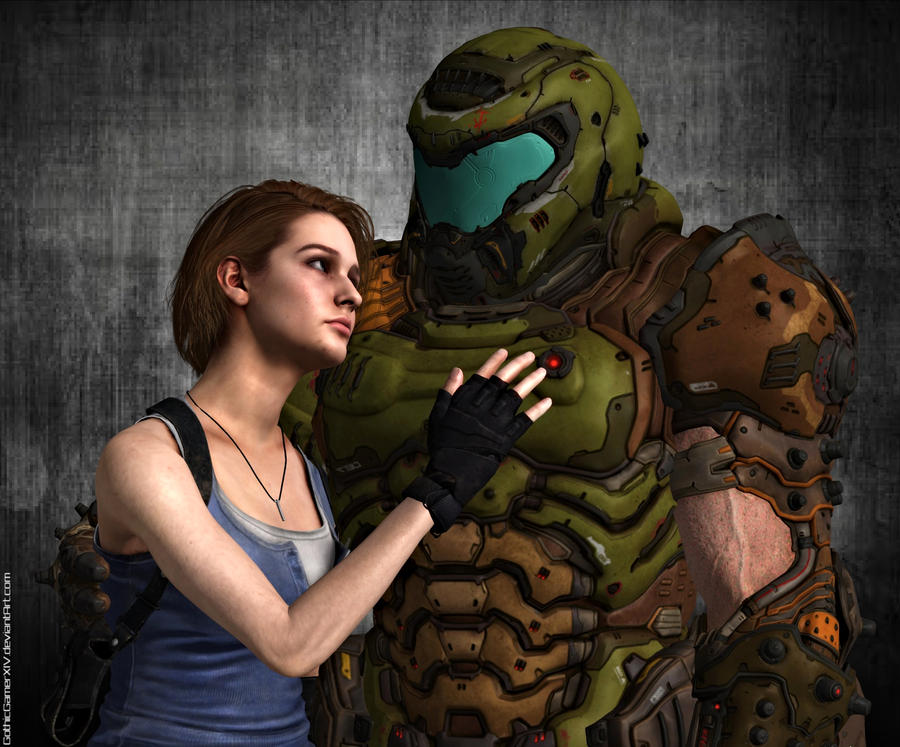 ''Was that all?'' (Doom/Resident Evil crossover) by CaressingCarrots on
