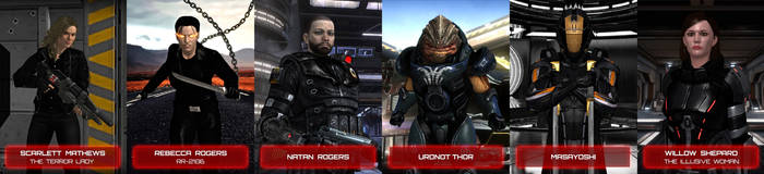 Characters of The New Order: A Mass Effect Story