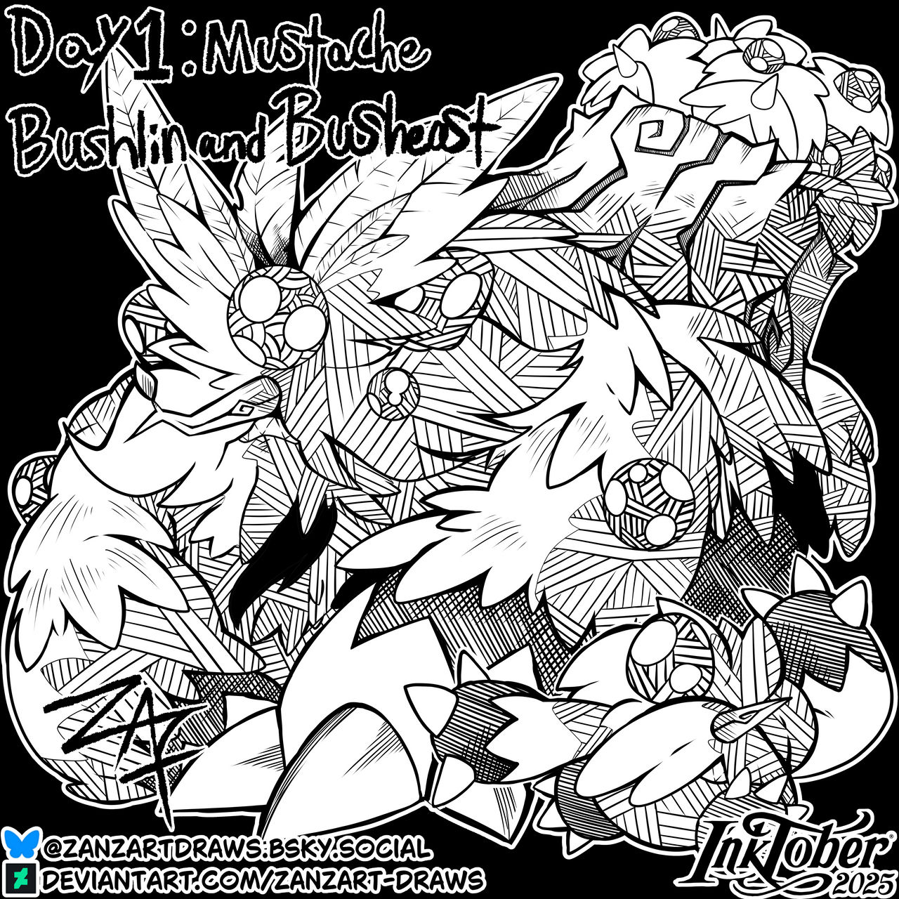 String Inktober Inktober 2025 Day 1 by Zanzart-DRAWS on DeviantArt