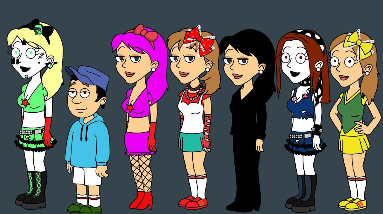 6 Six Girls and 1 Boy. Characters from Goanimate by Macknasir on DeviantArt