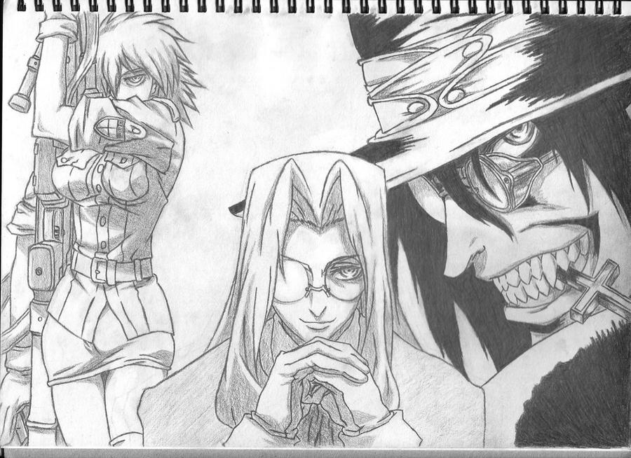 Draw Hellsing Hellsing by fizzicks on DeviantArt