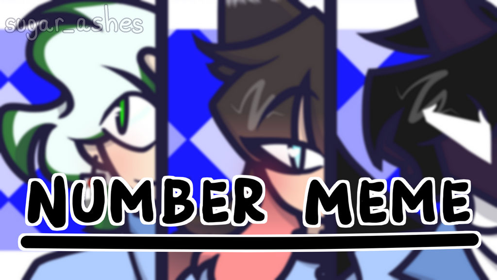 number meme in desc by sugarashes on DeviantArt