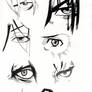 Male characters' manga eyes