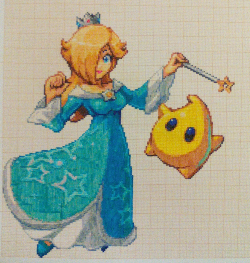 pic Rosalina Pixel Art pixel art super smash bros rosalina