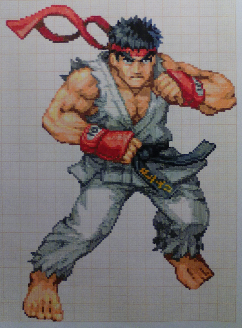 Violent Ryu Pixel Pixel art Super smash bros: Ryu by PaintPixelArt on DeviantArt