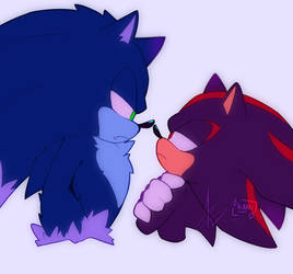 Sonic The Werehog and Shadow The Hedgehog