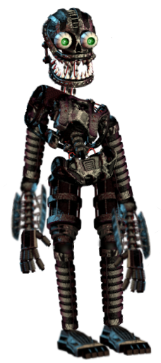 Nightmare spring-lock endoskeleton by EyelessGamer1234 on DeviantArt
